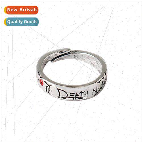 New anime  jewelry Death Note ring Death Note L open finger