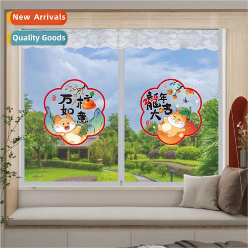 2024 New Years static electricity stickers Spring Festival d