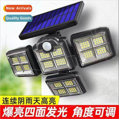 Solar outdoor light home gate courtyard villa three wall lig