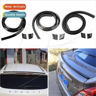 Fiber Tailgate Decorative Car Carbon Strip Universal