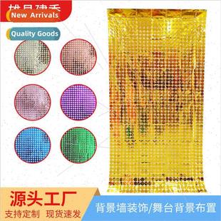 Small Square Square Curtain Weekend Backdrop Decoration Setu