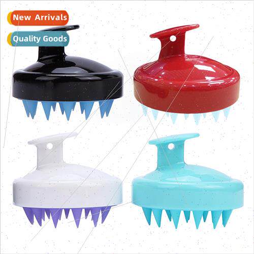 soft silicone shampoo brush hair salon home massage shampoo