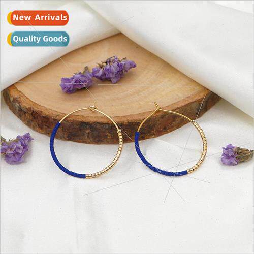 New personalized simple bohemian  rice beads handmade beaded