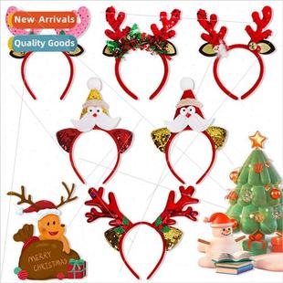 cute children hair antler Christm bands Christmas
