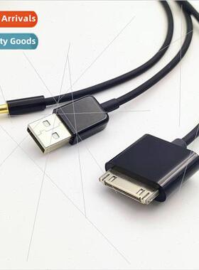 适用 iPhone4S ipod AUX car audio cable Mobile phone usb char