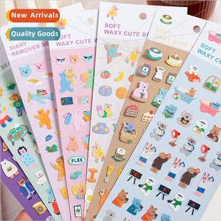 bear series handbook sticky waterpro card moe goo Soft laser