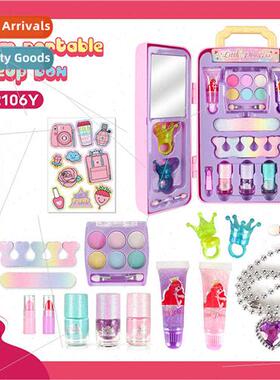 Cosmetic toys 适用 children girls makeup set manicure powder
