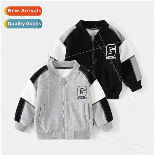 2023 spring new childrens jacket cardigan middle and large c