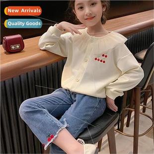 2023 new childrens fall cloth clothes suit girl Girls little