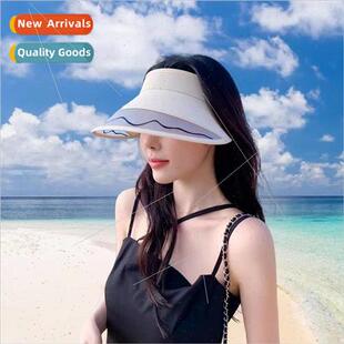 Sun hat female summer new face shielding anti-ultraviolet la