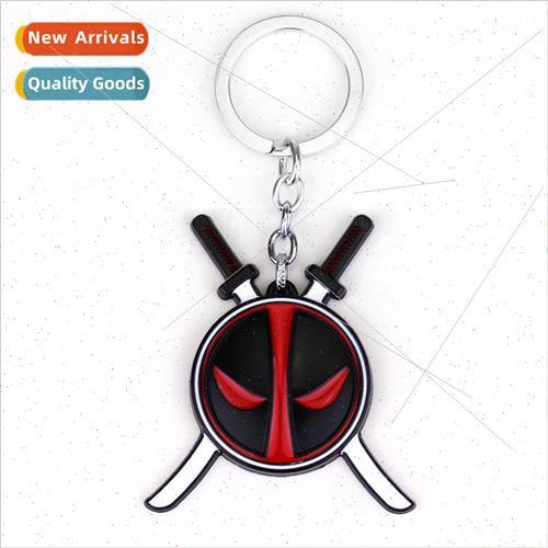 Marvel Deadpool Double Dagger Deadpool  Alloy Keychain Penda