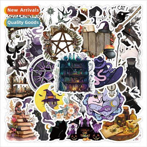 50 small world with magic stickers witchs magic small object