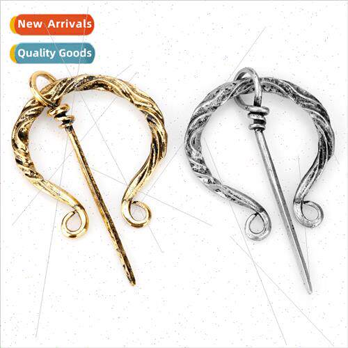 New Vintage Viking Brooch Metal Clasp Pin Creative Viking Je