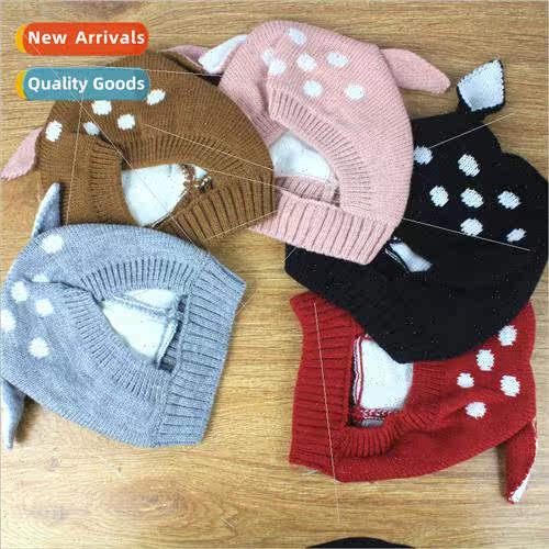 Autumn and winter men and women baby ear protection wool cap