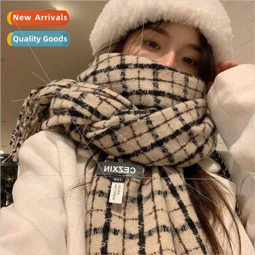 Scarf womens fall and winter hundred hundred birds check thi