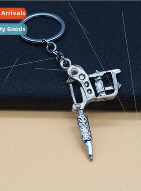 Creative new tattoo machine car keychain pendant backpack pe