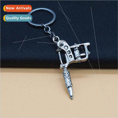 Creative new tattoo machine car keychain pendant backpack pe
