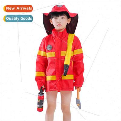 Halloween Christmas Children Firefighter Costume Kindergarte