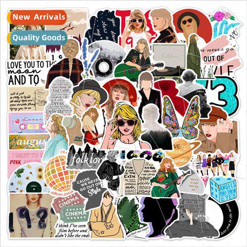 50 pcs singer Taylor Swift Taylor Swift mold stickers waterp