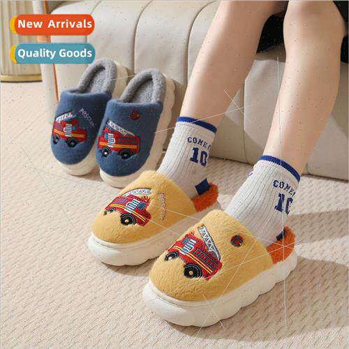 Fall and winter childrens cotton slippers -slip home thick b