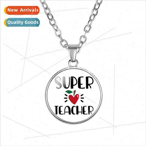 Korean  of the simple Super Teacher time gemstone pendant ne