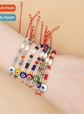 New bohemian  color clashing crystal beads Turkey Devils Eye