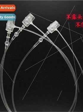 Hand threading needle flat head transparent mother of pearl