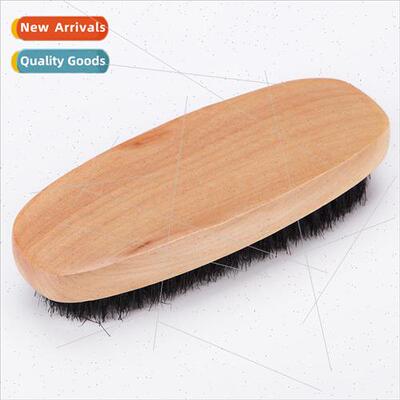 Oval Wooden Brush Beard Brush Shaving Brush Cleaning Brush F