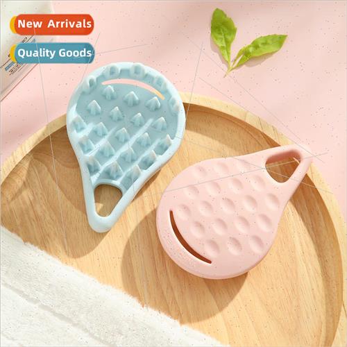 licone shampoo brush bath brush adult hair washing artifact