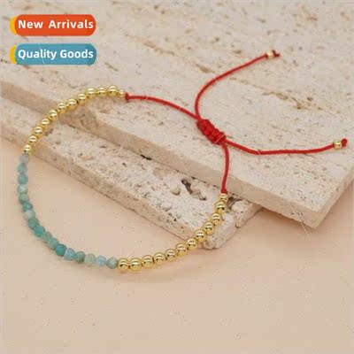 New niche design bohemian  semi-precious stones do not lose