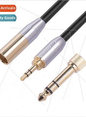 All-copper double-shielded braided cable with external threa