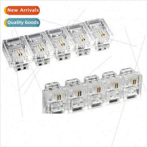 RJ11 crystal head 2 pole telephone crystal head 2 pole telep