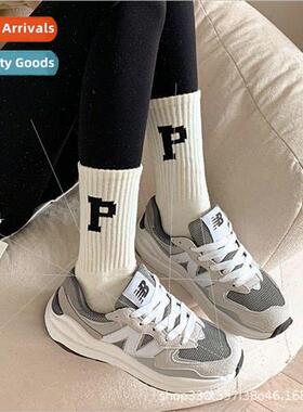 Socks womens spring and summer section of the mid-calf warm