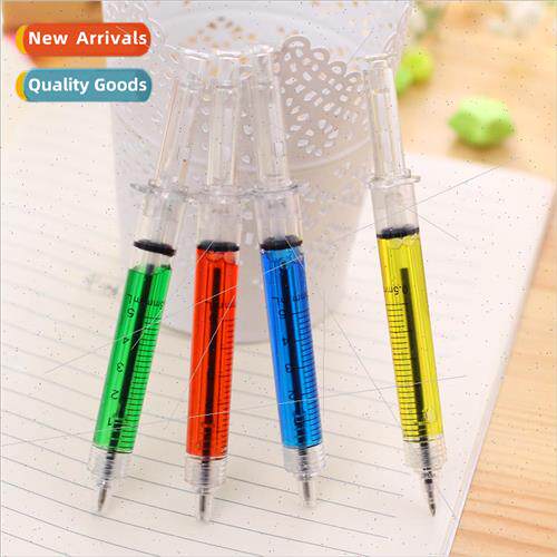 YZ31 Creative Syringe Syringe Ballpoint Pen School Supplies