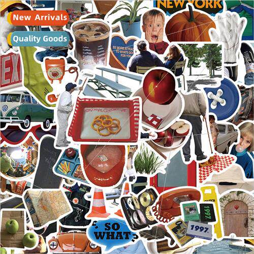 63 stickers ins wind electric car luggage notebook cup water