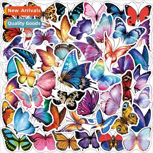 50 new cartoon cute butterfly doodle stickers bike computer
