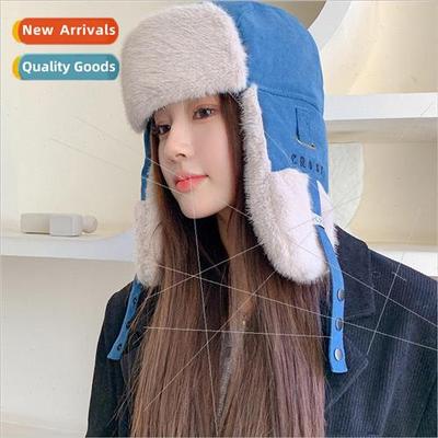 Hat men and women in the fall and winter the new warm and ve