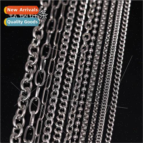 diy chain stainless steel titanium steel thick section mens