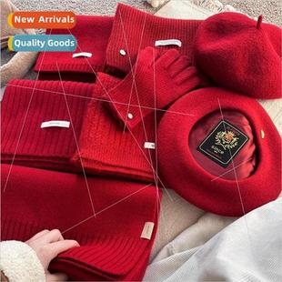 ttle cky Pure Years Woo Hat Red Department New Christmas