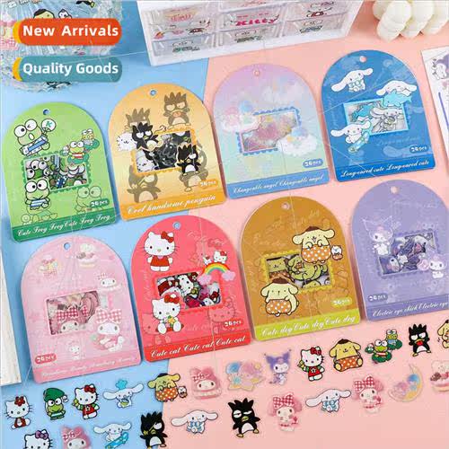 Cute cartoon series handbook stickers Korean cute pvc waterp