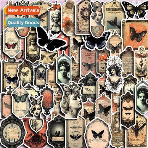 Steampunk Butterfly Dreams 50 Large Edition Handbook Sticker