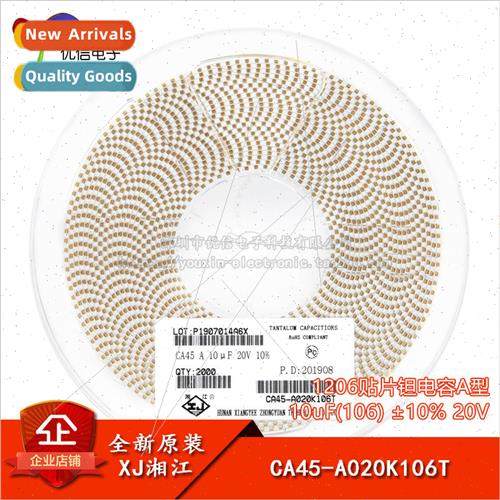 /1206 Chip Tantalum Capacitor Type A 10uF ±10% 20V CA45-A02