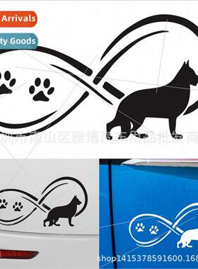 D-1030 Dachshund cute animal personalized fashion car sticke
