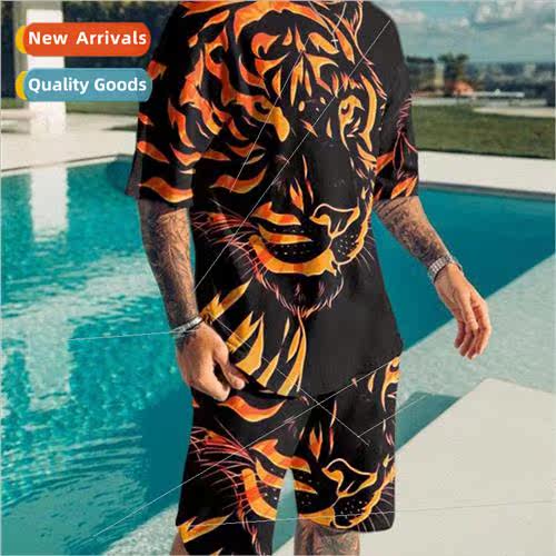 Casual Mens Suit Fashion 3D Printed Merchandise