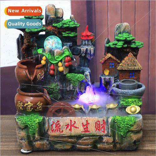 Wigwam running water bonsai humidifier resin fountain crafts