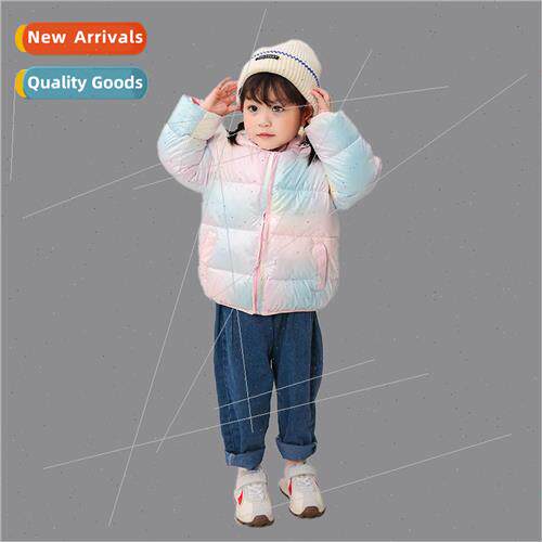 Childrens cotton clothes 2023 new childrens winter in the lo