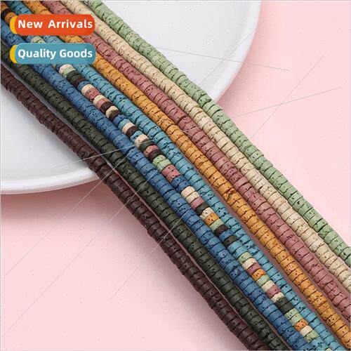New colorful volcanic stone spacer DIY handmade accessories