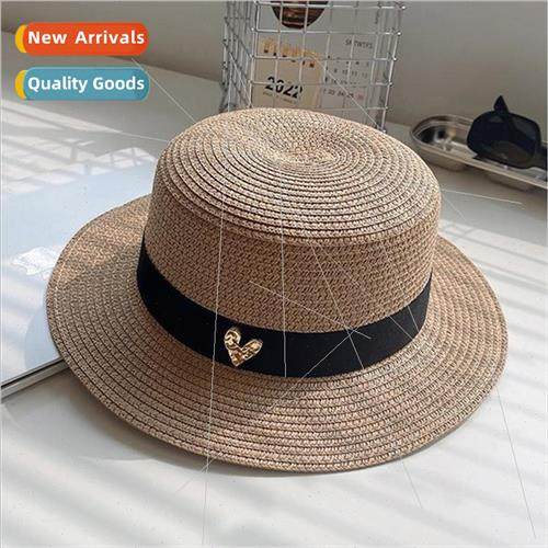 Hat female summer outing beach hat seaside sun-shading sunsc - 实物图