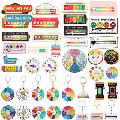 Rainbow Carousel Keychain Daisy Mood Management Adjustable E