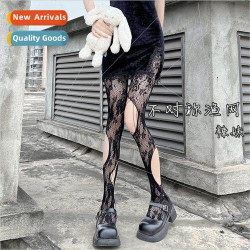 Suspender stockings Spice Girls fishnet stockings one hollow